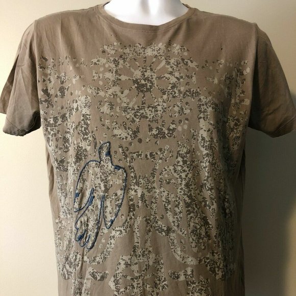 Paper Denim & Cloth Short Sleeve T shirts Brown Small - Picture 1 of 4